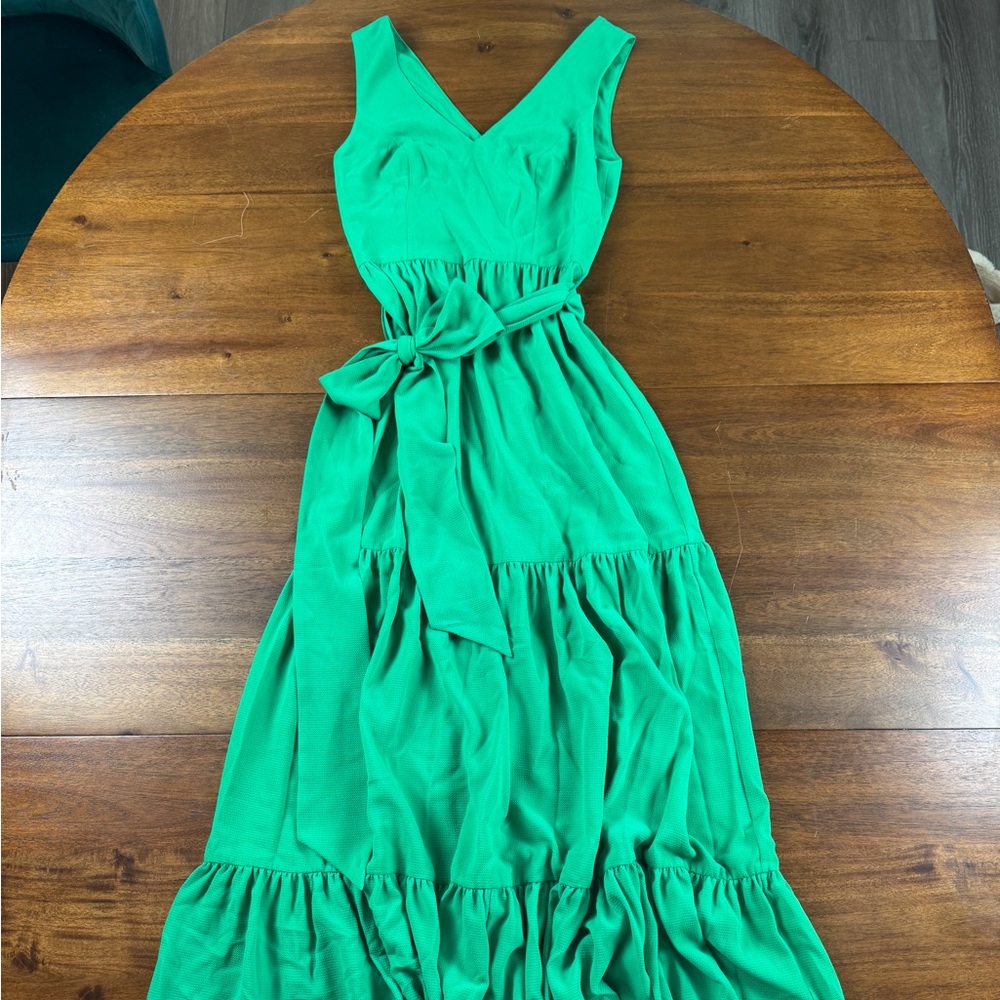 Lilly Pulitzer Maurine Maxi Dress in Emerald Isle green